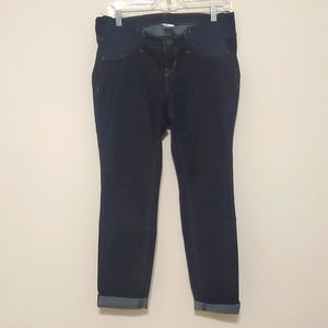 Old Navy side panel skinny maternity jeans